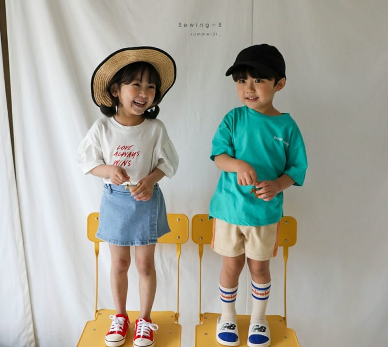 SEWING-B - Korean Children Fashion - #Kfashion4kids - Inner Beauty Long Tee - 5