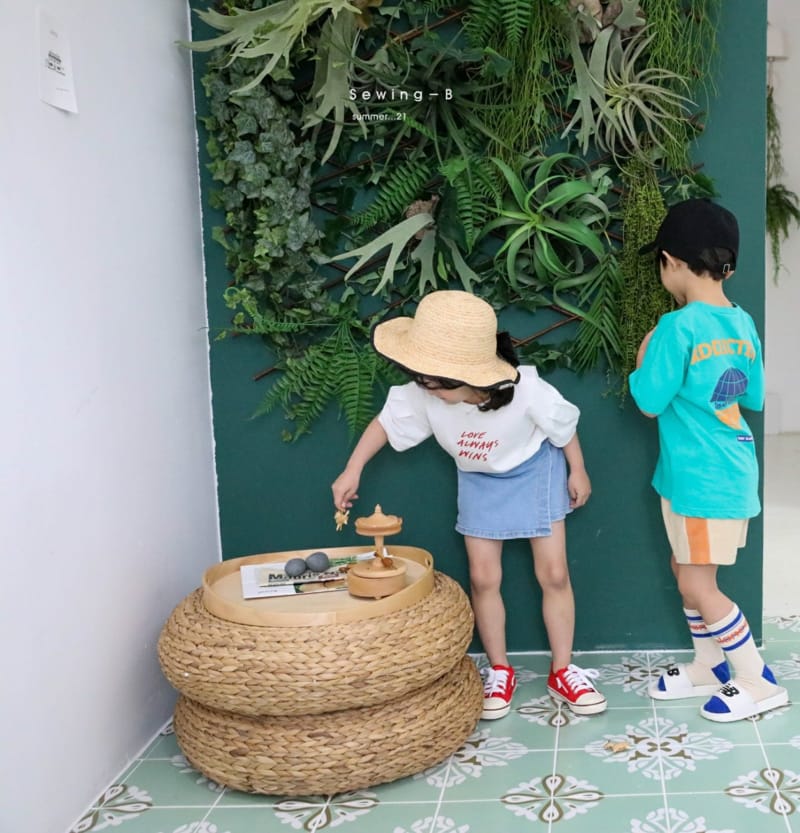SEWING-B - Korean Children Fashion - #Kfashion4kids - Inner Beauty Long Tee - 6