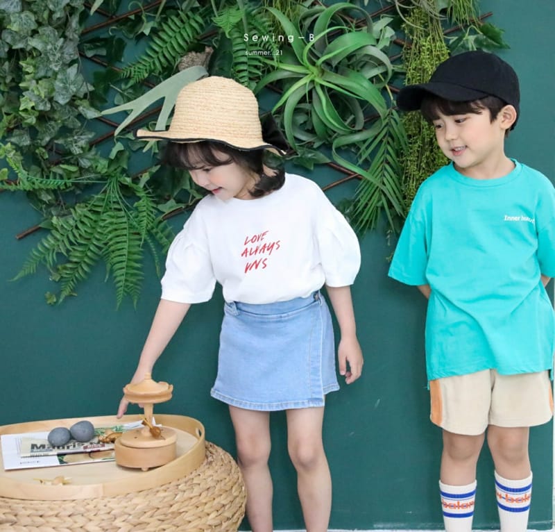 SEWING-B - Korean Children Fashion - #Kfashion4kids - Inner Beauty Long Tee - 9