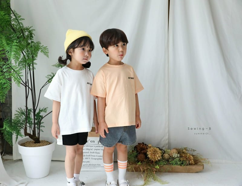 SEWING-B - Korean Children Fashion - #Kfashion4kids - Anyway Tee - 10