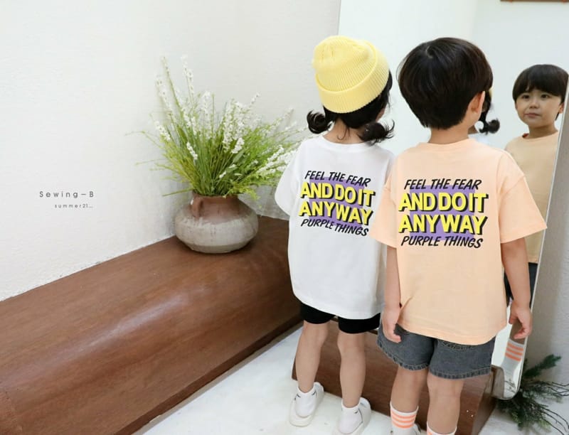 SEWING-B - Korean Children Fashion - #Kfashion4kids - Anyway Tee - 12