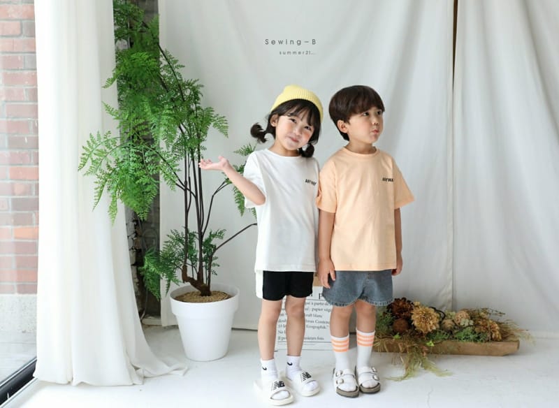 SEWING-B - Korean Children Fashion - #Kfashion4kids - Anyway Tee - 3