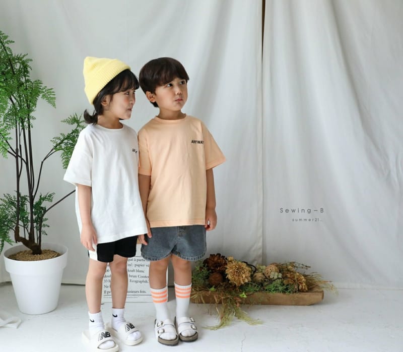 SEWING-B - Korean Children Fashion - #Kfashion4kids - Anyway Tee - 7