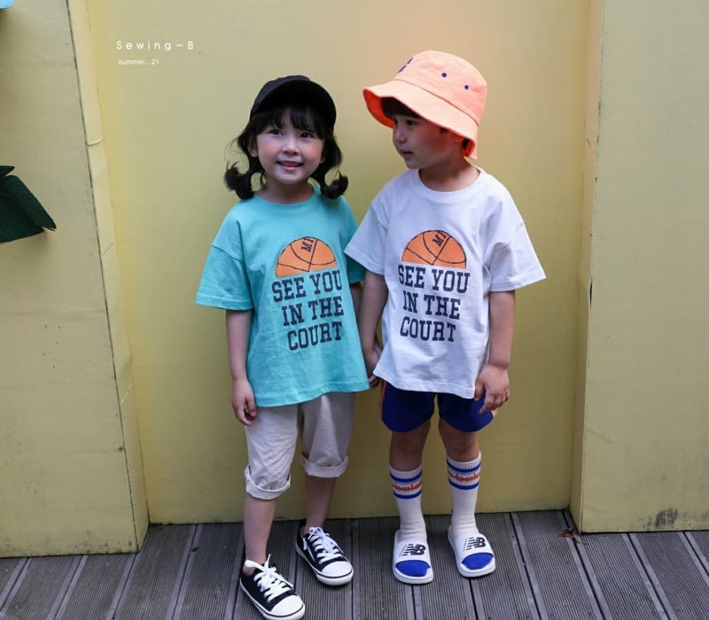 SEWING-B - Korean Children Fashion - #Kfashion4kids - Basket Tee