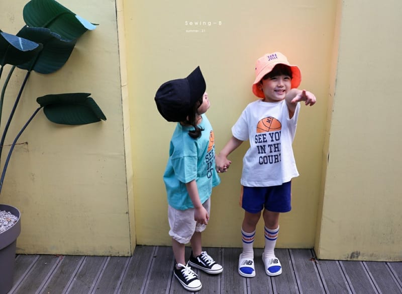 SEWING-B - Korean Children Fashion - #Kfashion4kids - Basket Tee - 6