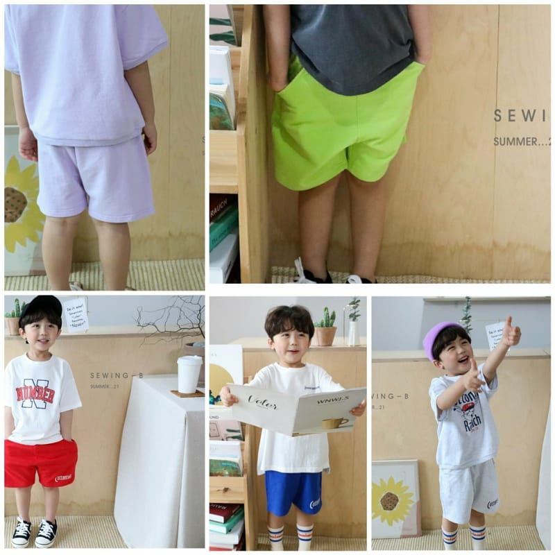 SEWING-B - Korean Children Fashion - #Kfashion4kids - Cotton Shorts