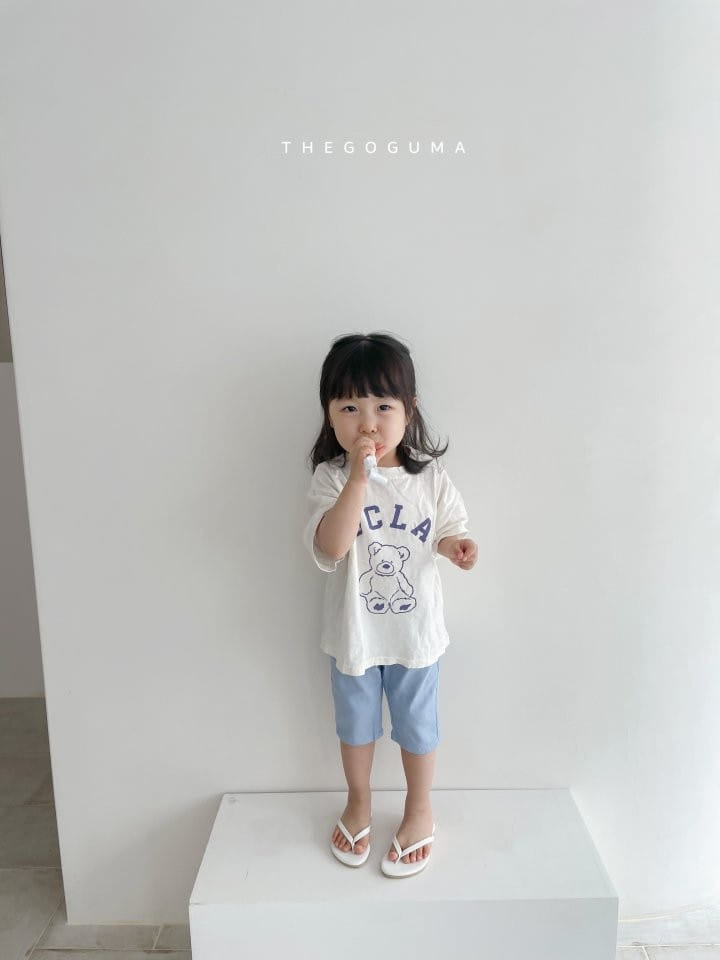 SHINSEAGE KIDS - Korean Children Fashion - #Kfashion4kids - UC Bear Short Sleeves Tee - 2
