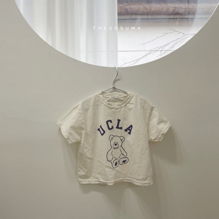 SHINSEAGE KIDS - Korean Children Fashion - #Kfashion4kids - UC Bear Short Sleeves Tee - 4