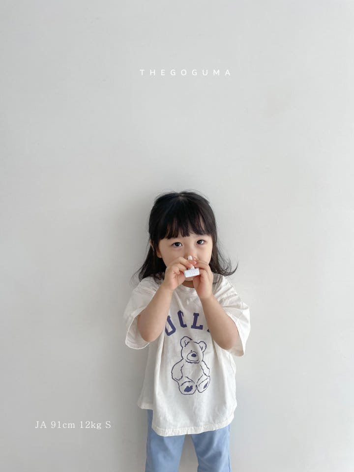 SHINSEAGE KIDS - Korean Children Fashion - #Kfashion4kids - UC Bear Short Sleeves Tee - 6