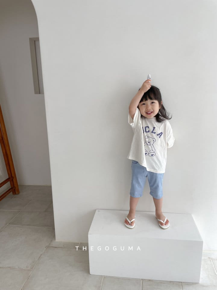 SHINSEAGE KIDS - Korean Children Fashion - #Kfashion4kids - UC Bear Short Sleeves Tee - 9