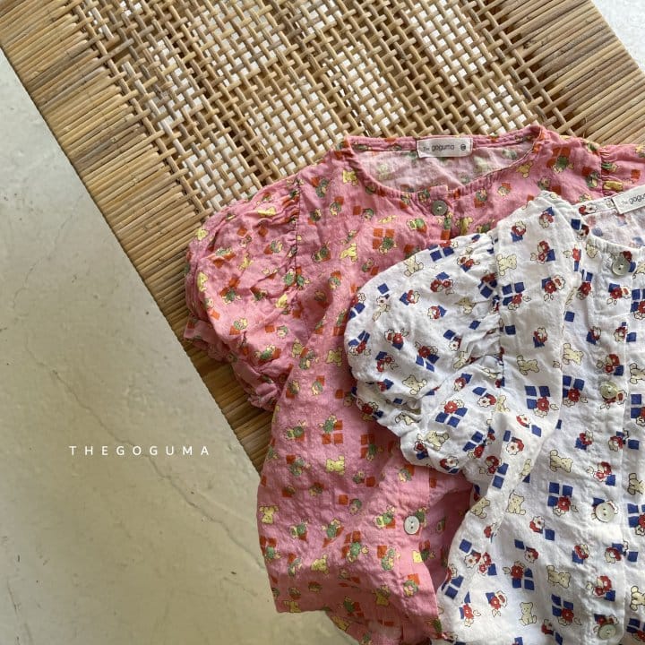 SHINSEAGE KIDS - Korean Children Fashion - #Kfashion4kids - Puff Bear Blouse - 3