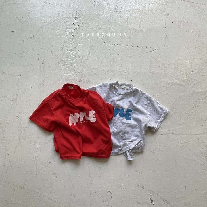 SHINSEAGE KIDS - Korean Children Fashion - #Kfashion4kids - Applt Short Sleeves Tee - 3