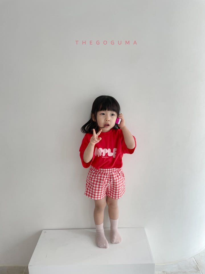 SHINSEAGE KIDS - Korean Children Fashion - #Kfashion4kids - Applt Short Sleeves Tee - 9