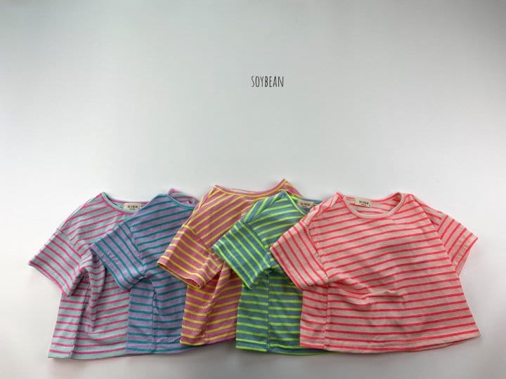 SOYBEAN - Korean Children Fashion - #Kfashion4kids - Cool Stripes Tee - 3