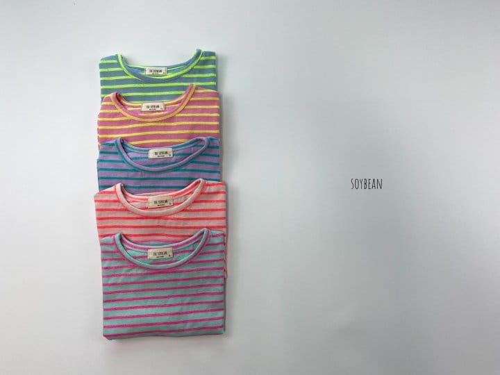SOYBEAN - Korean Children Fashion - #Kfashion4kids - Cool Stripes Tee - 4