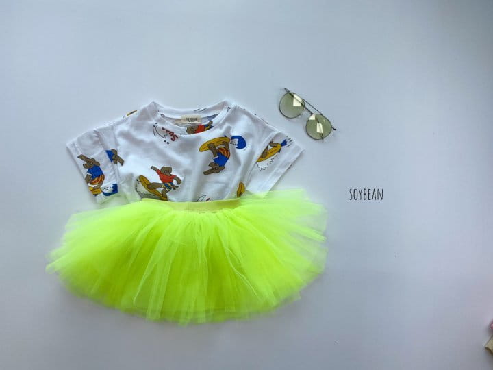 SOYBEAN - Korean Children Fashion - #Kfashion4kids - Vivid Sha Skirt Leggings - 6