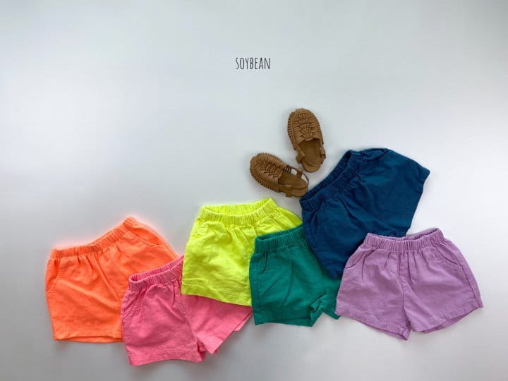 SOYBEAN - Korean Children Fashion - #Kfashion4kids - Linen washing Shorts - 3