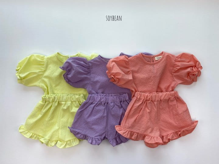 SOYBEAN - Korean Children Fashion - #Kfashion4kids - Frill Top Bottom Set - 10