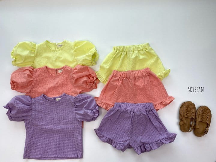 SOYBEAN - Korean Children Fashion - #Kfashion4kids - Frill Top Bottom Set - 11