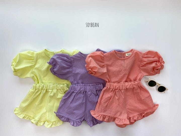 SOYBEAN - Korean Children Fashion - #Kfashion4kids - Frill Top Bottom Set - 2
