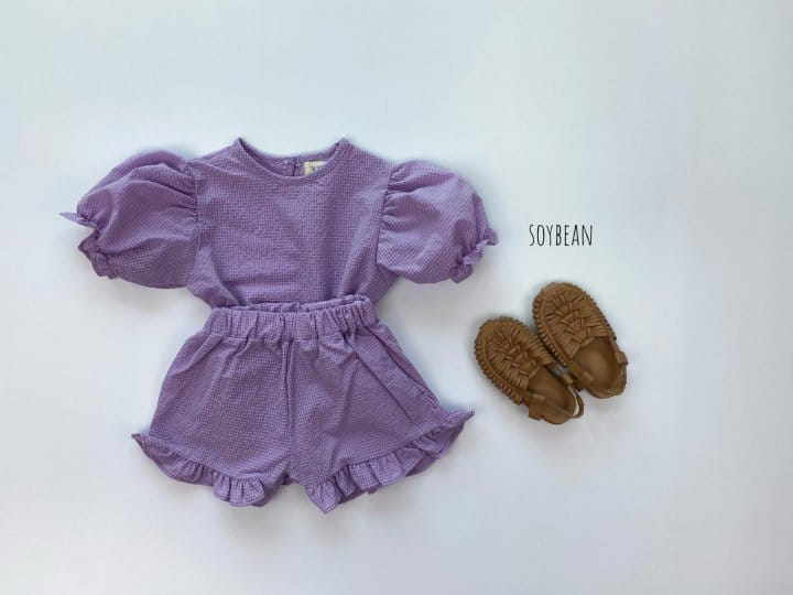 SOYBEAN - Korean Children Fashion - #Kfashion4kids - Frill Top Bottom Set - 4