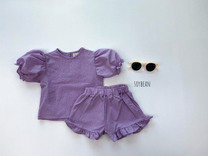 SOYBEAN - Korean Children Fashion - #Kfashion4kids - Frill Top Bottom Set - 8