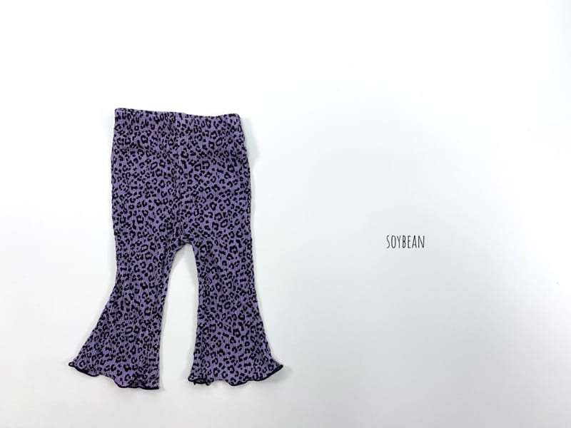 SOYBEAN - Korean Children Fashion - #Kfashion4kids - Leopard Pleats Bootscut Pants - 11