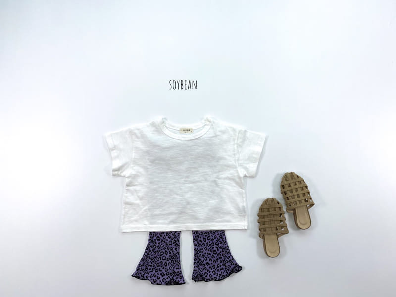 SOYBEAN - Korean Children Fashion - #Kfashion4kids - Leopard Pleats Bootscut Pants - 5
