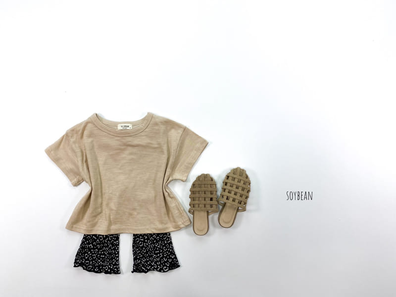 SOYBEAN - Korean Children Fashion - #Kfashion4kids - Leopard Pleats Bootscut Pants - 7