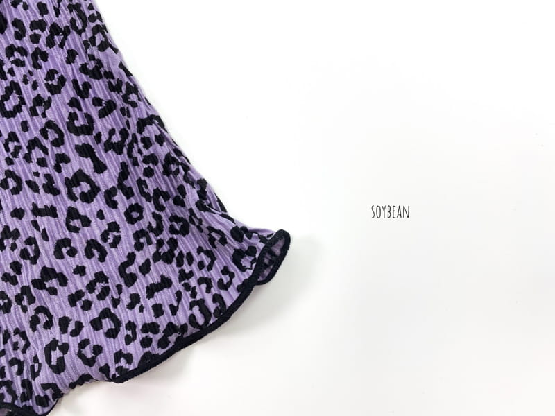 SOYBEAN - Korean Children Fashion - #Kfashion4kids - Leopard Pleats Bootscut Pants - 9