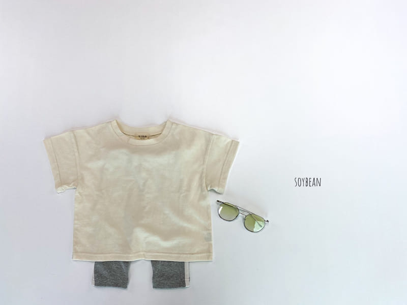 SOYBEAN - Korean Children Fashion - #Kfashion4kids - Long Tee+Tape Leggings Set - 5
