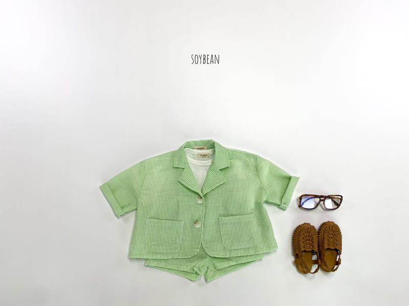 SOYBEAN - Korean Children Fashion - #Kfashion4kids - Seersucker Set up - 12
