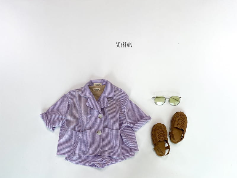 SOYBEAN - Korean Children Fashion - #Kfashion4kids - Seersucker Set up - 3