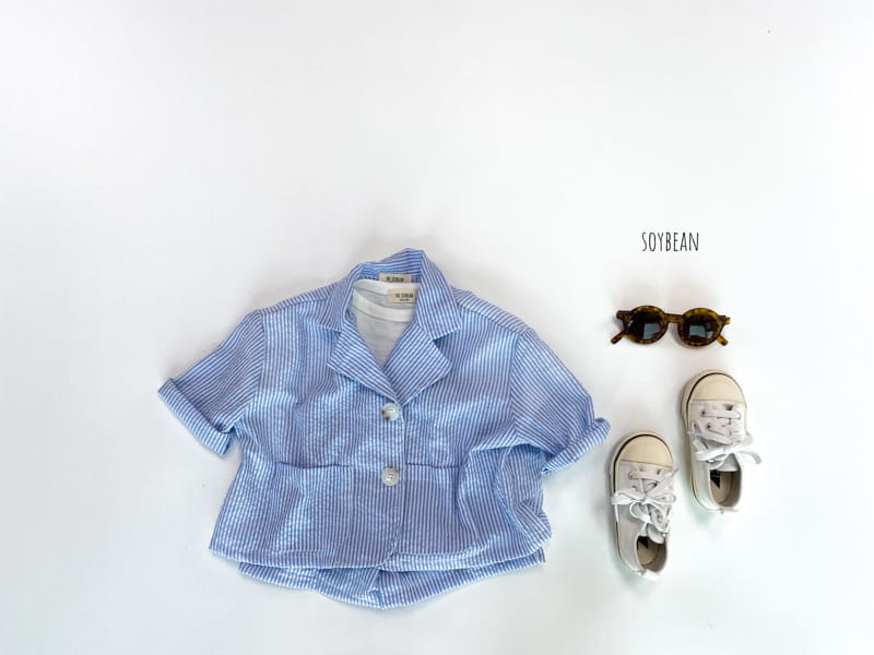 SOYBEAN - Korean Children Fashion - #Kfashion4kids - Seersucker Set up - 4