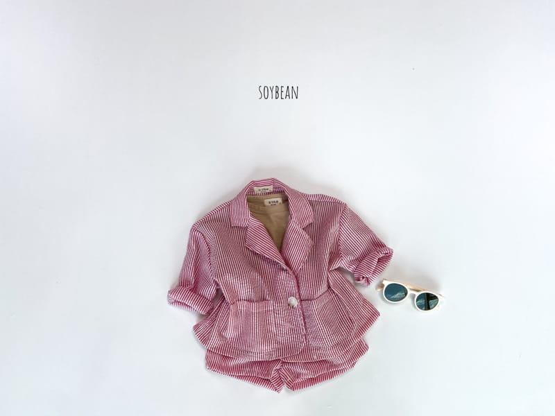 SOYBEAN - Korean Children Fashion - #Kfashion4kids - Seersucker Set up - 6
