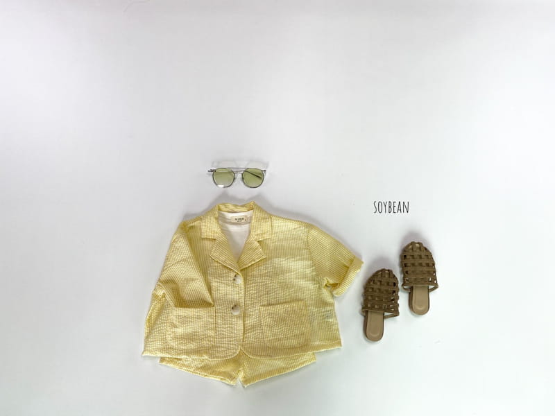 SOYBEAN - Korean Children Fashion - #Kfashion4kids - Seersucker Set up - 8