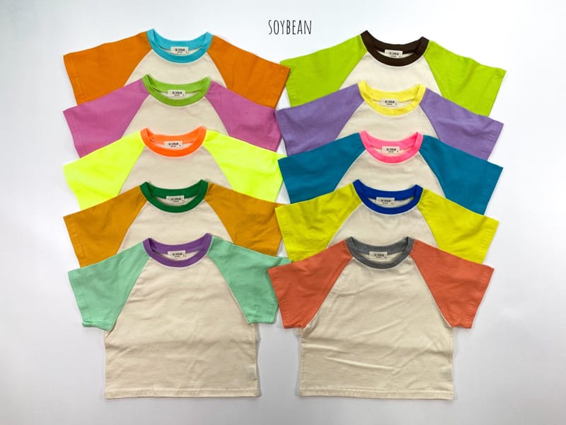SOYBEAN - Korean Children Fashion - #Kfashion4kids - Summer Colorful Raglan Tee