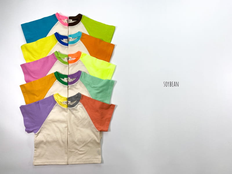 SOYBEAN - Korean Children Fashion - #Kfashion4kids - Summer Colorful Raglan Tee - 2