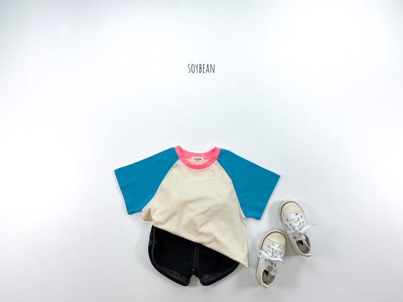 SOYBEAN - Korean Children Fashion - #Kfashion4kids - Summer Colorful Raglan Tee - 4