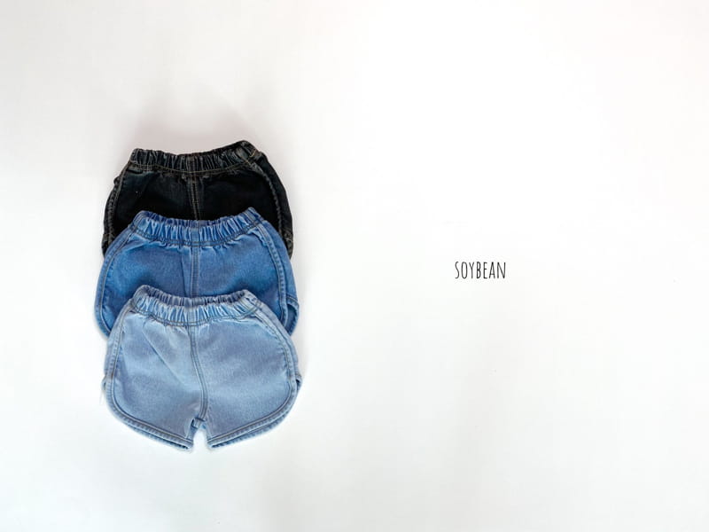 SOYBEAN - Korean Children Fashion - #Kfashion4kids - Span Dolphin Denim Shorts