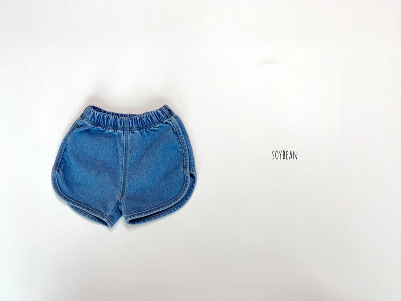 SOYBEAN - Korean Children Fashion - #Kfashion4kids - Span Dolphin Denim Shorts - 6