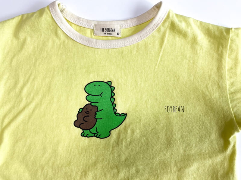 SOYBEAN - Korean Children Fashion - #Kfashion4kids - Bear Dinasour Top Bottom Set - 10