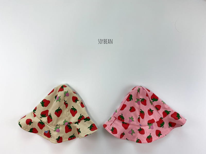 SOYBEAN - Korean Children Fashion - #Kfashion4kids - Sweet Strawberry Bucket Hat