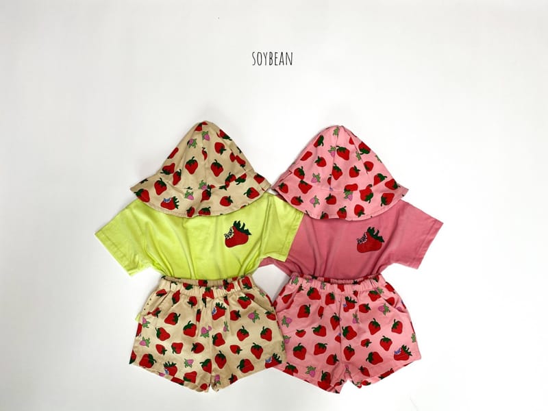 SOYBEAN - Korean Children Fashion - #Kfashion4kids - Sweet Strawberry Bucket Hat - 2