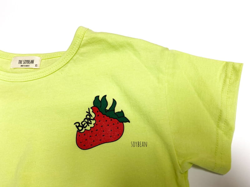 SOYBEAN - Korean Children Fashion - #Kfashion4kids - Sweet Strawberry Top Bottom Set - 7