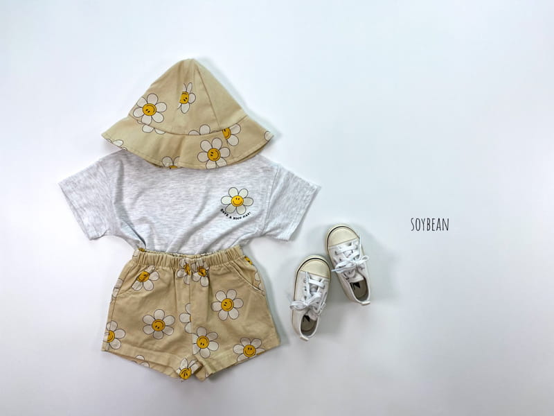 SOYBEAN - Korean Children Fashion - #Kfashion4kids - Smile Daisy Top Bottom Set - 5