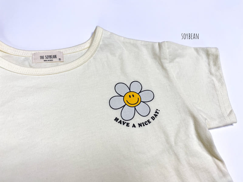 SOYBEAN - Korean Children Fashion - #Kfashion4kids - Smile Daisy Top Bottom Set - 7