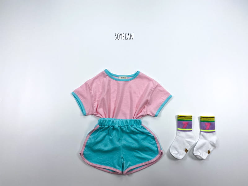 SOYBEAN - Korean Children Fashion - #Kfashion4kids - Macaron Top Bottom Set - 2