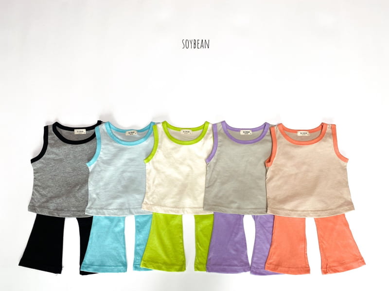 SOYBEAN - Korean Children Fashion - #Kfashion4kids - Ggoggoma Bootscut Top Bottom Set
