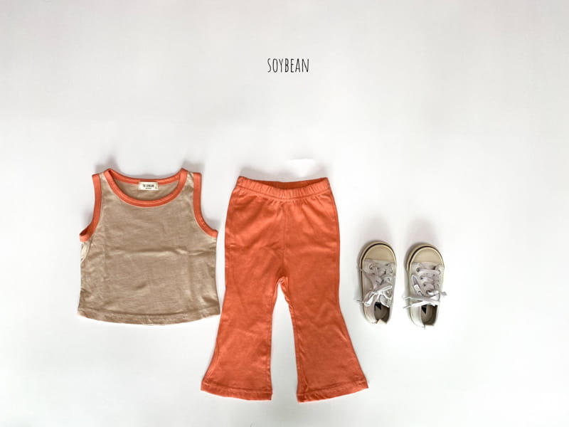 SOYBEAN - Korean Children Fashion - #Kfashion4kids - Ggoggoma Bootscut Top Bottom Set - 3